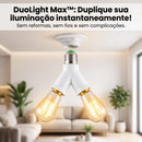Soquete Adaptador para 2 Lâmpadas – DuoLight Max™