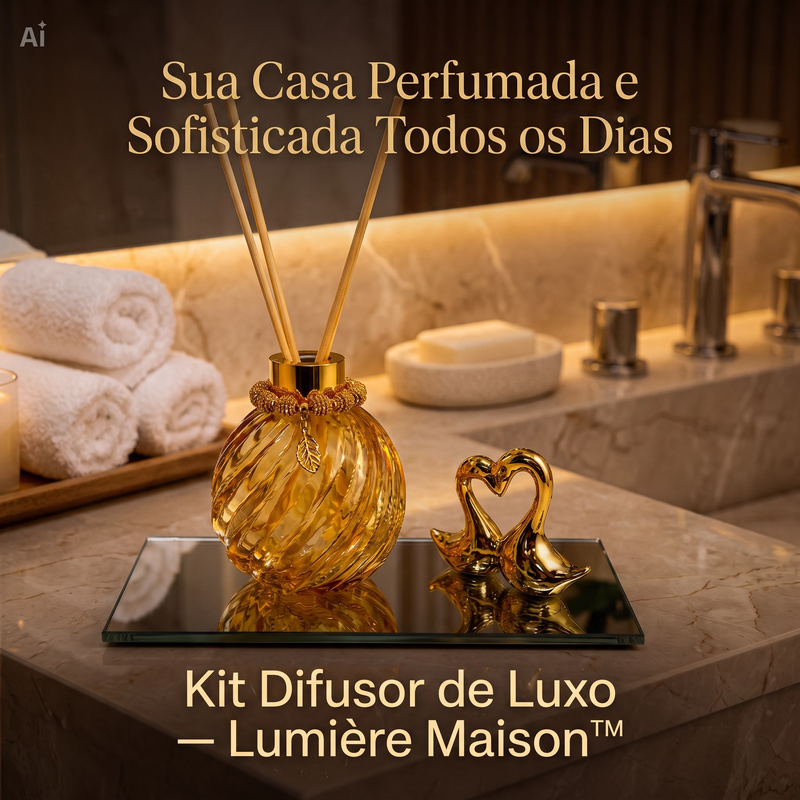 Kit Difusor Aromatizador Luxo - Lumière Maison™