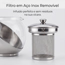 Jarra Infusora de Vidro 750 ml -  InfusaGlass Elegance™
