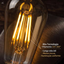 Luz Decorativa Estilo Retrô -LumiVintage Essence™
