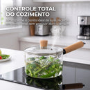 Panela de Vidro -  1,1 Litro - CrystalCook Glass™