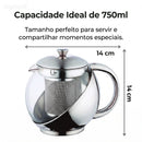 Jarra Infusora de Vidro 750 ml -  InfusaGlass Elegance™