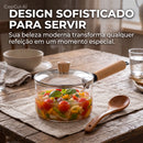 Panela de Vidro -  1,1 Litro - CrystalCook Glass™