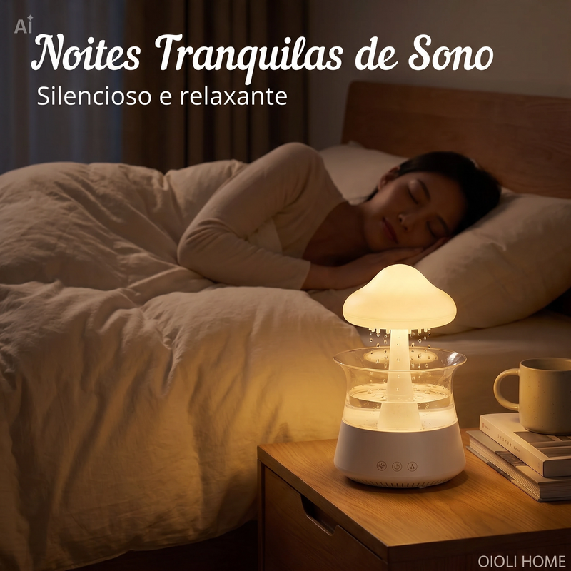 Umidificador LED Efeito Chuva - RainGlow 7™