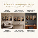 Quadros Trio Luxo Dourado -  Maison Aurea™