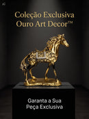 Escultura Moderna em Gesso - Ébano Art Decor™