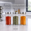 Porta Tempero Giratório em Aço Inox - SpinChef Inox 360™