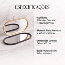 Kit Bandejas Espelhadas Sofisticadas - Crystal Luxe Duo™