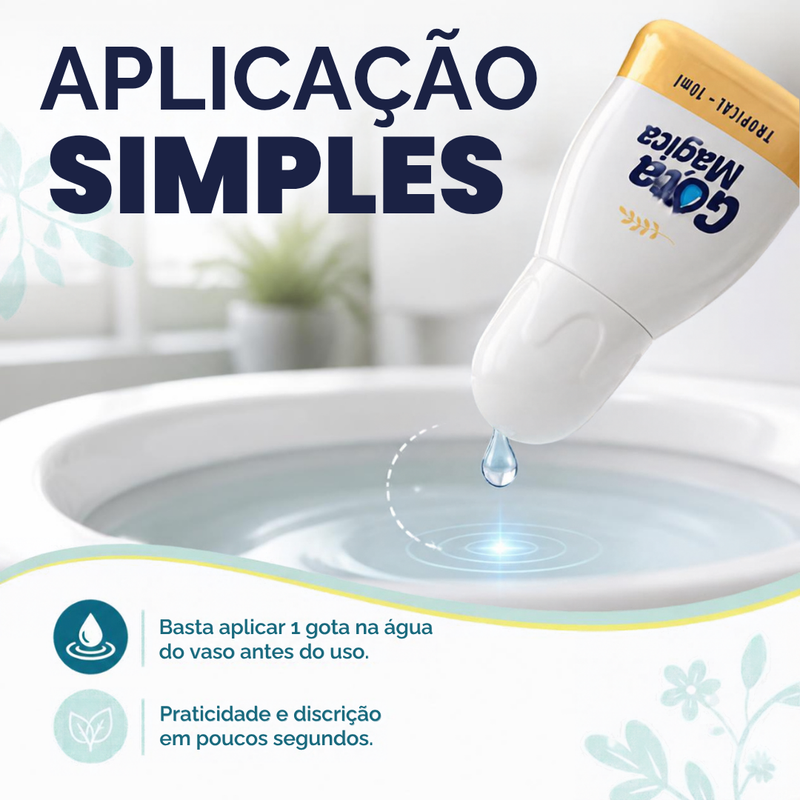 Bloqueador de odores sanitários - FreshDrop Sanitário™ (ESQUENTA BLACKY FRIDAY)
