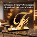 Decoração Fé Espelhada Premium - Fé Dourada Divine™