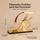 Decoração Fé Espelhada Premium - Fé Dourada Divine™