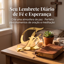 Decoração Fé Espelhada Premium - Fé Dourada Divine™