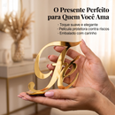 Decoração Fé Espelhada Premium - Fé Dourada Divine™