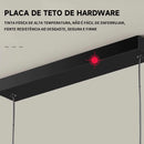 Luminária suspensa em  LED em formato ondulado, ajustável 110-220V