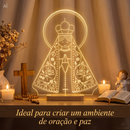 Luminária  para mesa 3D - nossa senhora