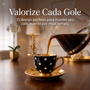 Xícaras Elegantes com Pires Premium - Élysée Café Collection™