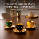 Xícaras Elegantes com Pires Premium - Élysée Café Collection™