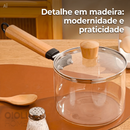Panela de Vidro -  1,1 Litro - CrystalCook Glass™
