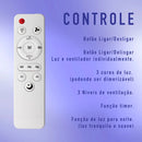 Kit Ventilador LED Silencioso - BreezeLume Duo™