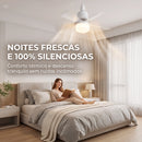 Kit Ventilador LED Silencioso - BreezeLume Duo™