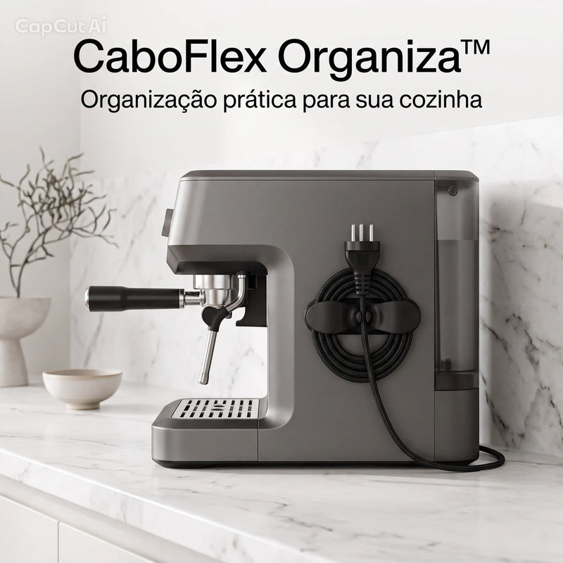 Organizador de Cabos para Eletrodomésticos - CaboFlex Organiza™