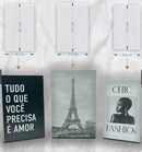 Caixa Livro Decorativa 3 Peças - Trio Livrê Decor