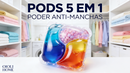 Cápsulas Lava Roupas Tira Manchas 5 em 1