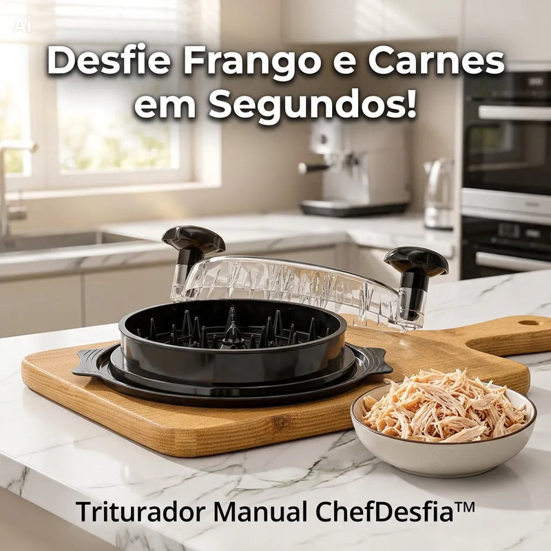 Triturador Manual para Carnes - ChefDesfia™