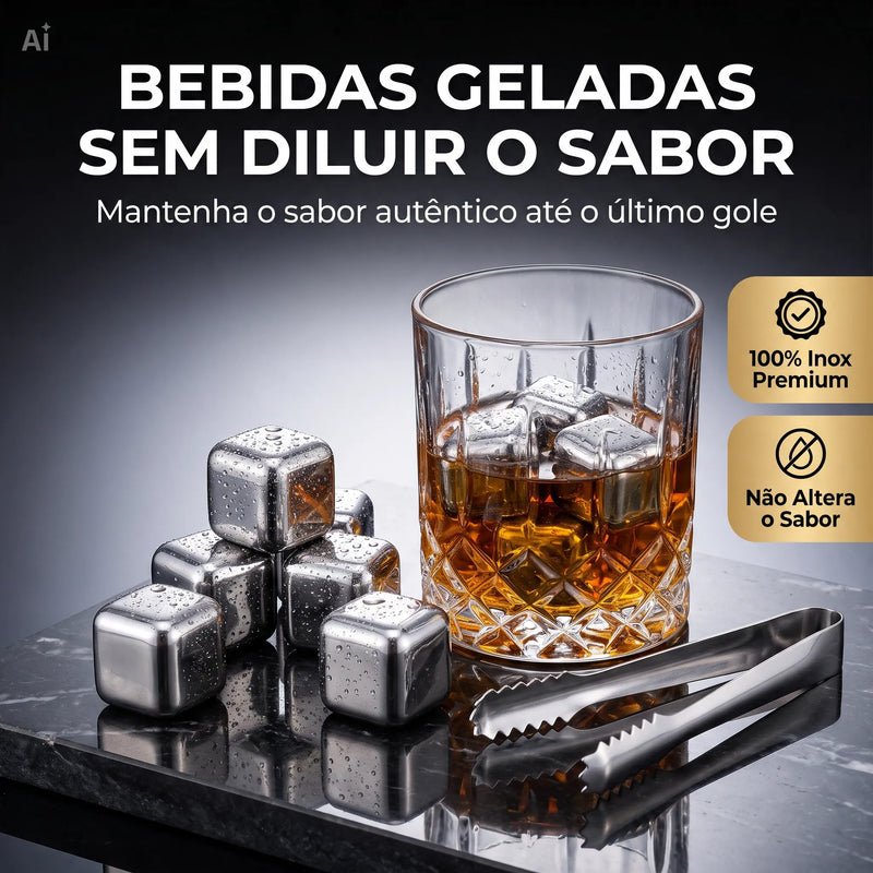Gelo Reutilizável Premium - ChillCube Premium™