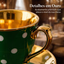Xícaras Elegantes com Pires Premium - Élysée Café Collection™