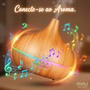 Difusor com Aroma e Buetooth