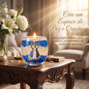 Vela Decorativa com Símbolo Sagrado - Luz Sagrada Collection✧
