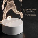Luminária jogador de futebol - GolLume™