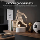 Luminária jogador de futebol - GolLume™