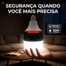 Lâmpada de Emergência LED 50W - LumiGuard Emergency™