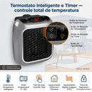 Mini Aquecedor Portátil 110V - HeatPlug Comfort™