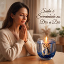 Vela Decorativa com Símbolo Sagrado - Luz Sagrada Collection✧