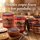 Pote para mantimento - 5 peças
