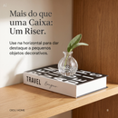 Caixa Livro Decorativa 3 Peças - Trio Livrê Decor