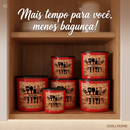 Pote para mantimento - 5 peças