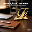 Decoração Fé Espelhada Premium - Fé Dourada Divine™