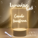 Luminária de led para mensagens especiais