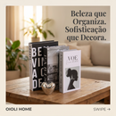 Caixa Livro Decorativa 3 Peças - Trio Livrê Decor