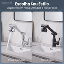Torneira 1080° com Duplo Jato - FlowMax Articulada™