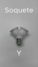 Soquete Adaptador para 2 Lâmpadas – DuoLight Max™