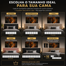 Kit Cabeceira E Quadro Leão - Suíte Imperial Lion